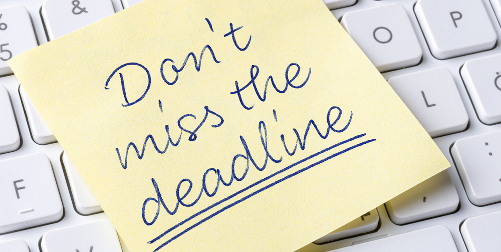 Reminder not to miss the EMI notification deadline