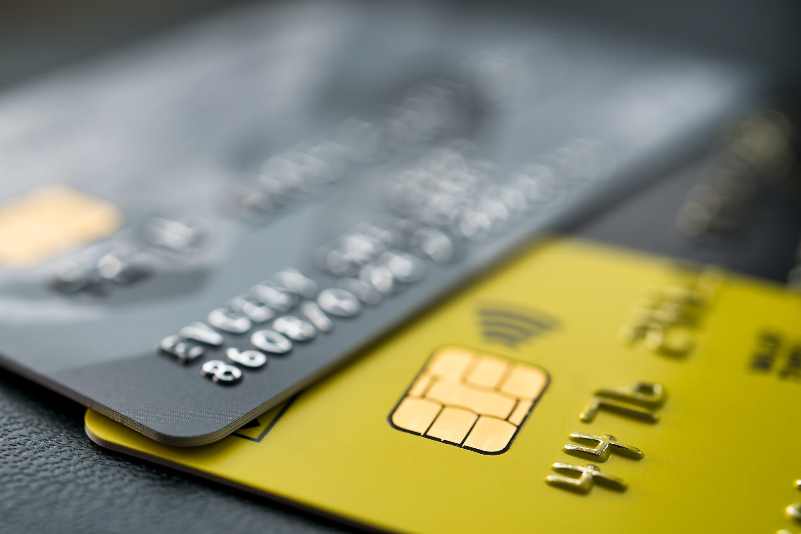 Close-up,Shot,Of,A,Debit,Or,Credit,Plastic,Cards,With